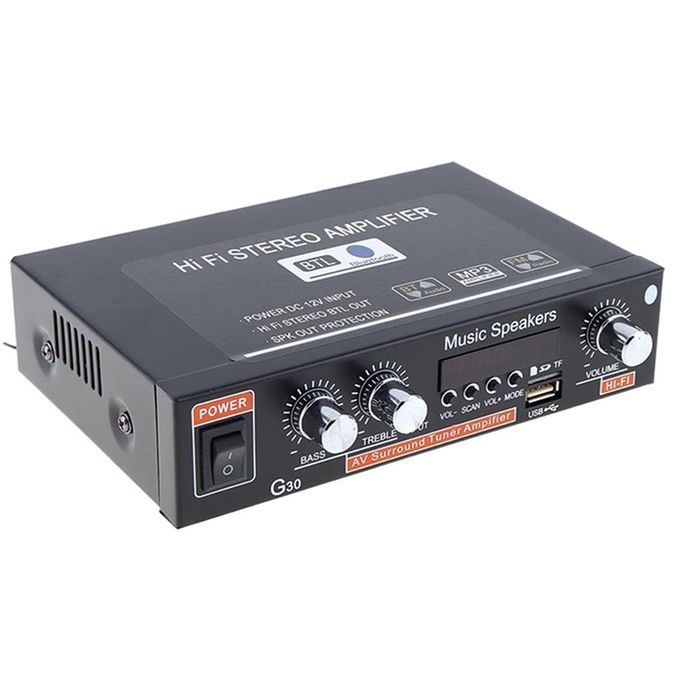 Bluetooth Audio Amplifier Receiver Hi-Fi 45W X 2 Digital G30 US Plug