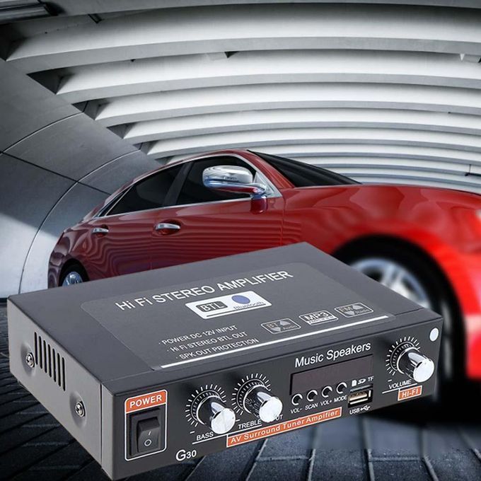 Bluetooth Audio Amplifier Receiver Hi-Fi 45W X 2 Digital G30 US Plug