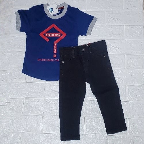 Kids Unique Tee And Trouser Set