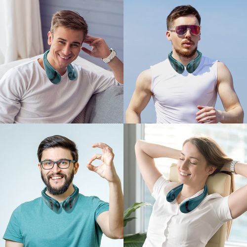 Rechargeable Neck Fan Portable Foldable Bladeless Fan