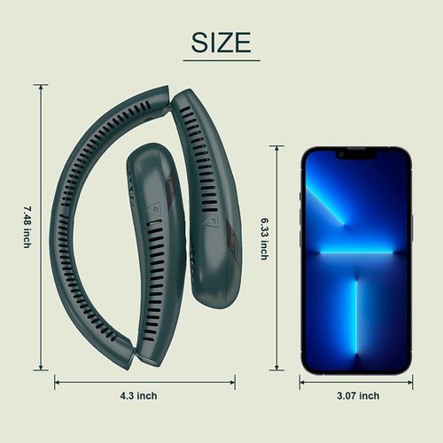 Rechargeable Neck Fan Portable Foldable Bladeless Fan