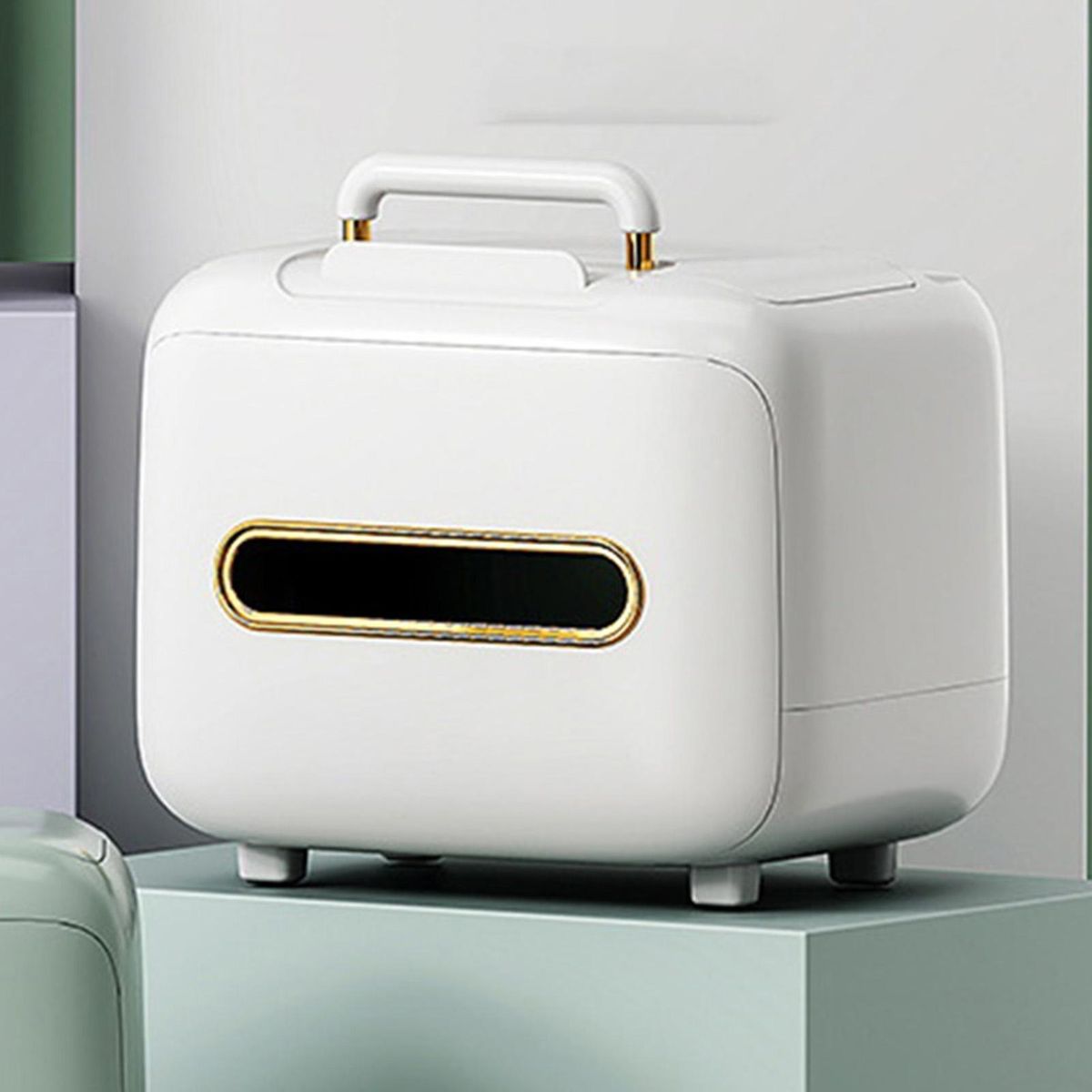 Tissue Case Living Room Coffee Table Tissue Box White
