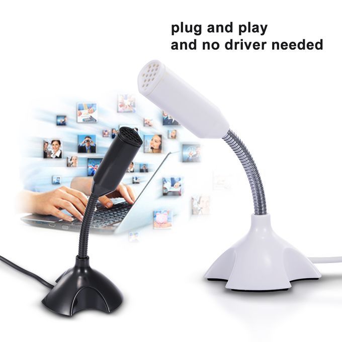 Mini USB Microphone Studio Speech Chatting Singing KTV