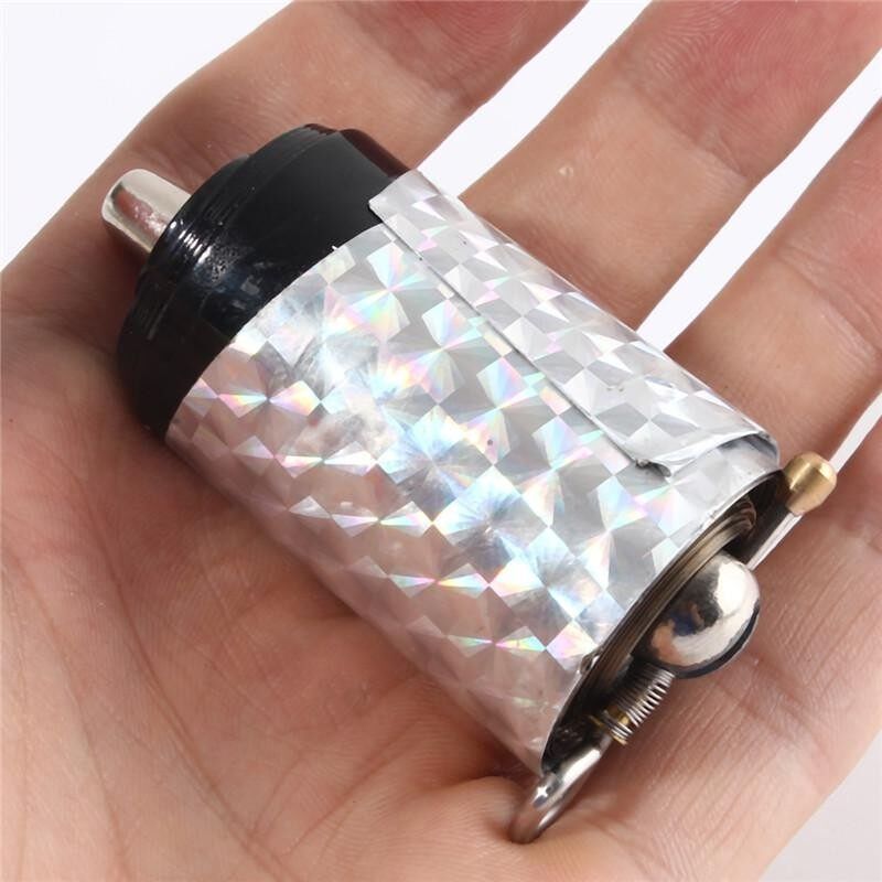 2PCS HOT Appearing Magic Cane Metal Silver Tricks Close Up Illusion Silk To Wand Black+White