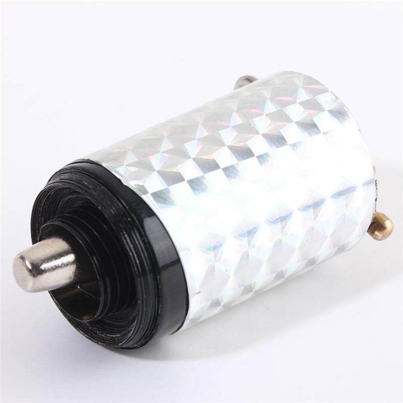 2PCS HOT Appearing Magic Cane Metal Silver Tricks Close Up Illusion Silk To Wand Black+White