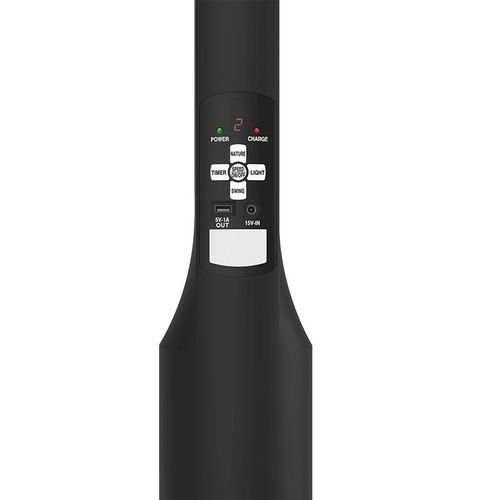 ENERGY 18 Inches Rechargeable Solar AC&DC Standing Fan