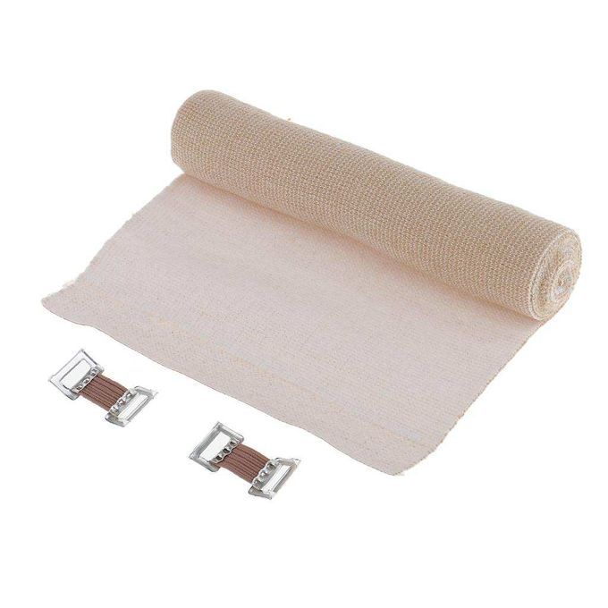 4 /6 Inch Cotton Elastic Bandage Wound Care With Hook Closure 2 6 Inch