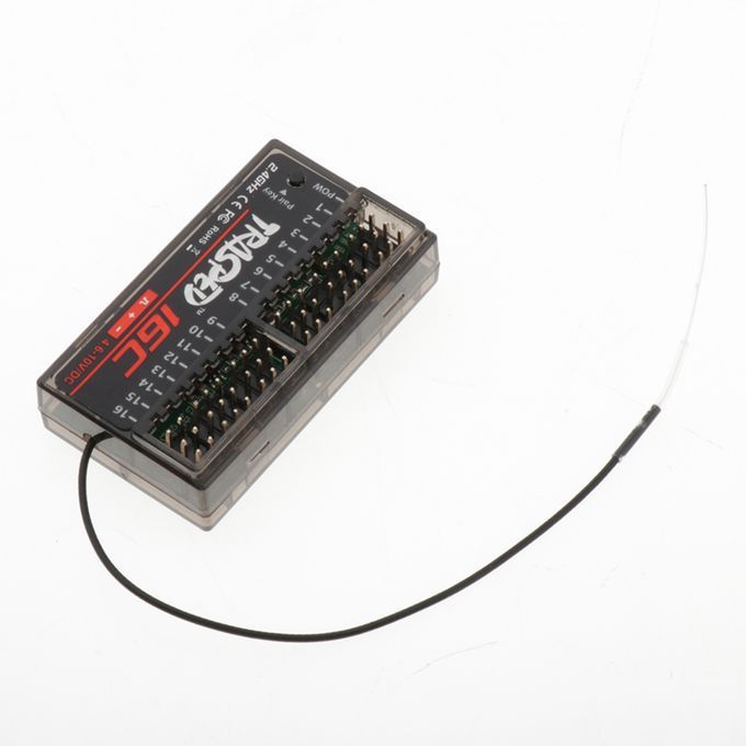 HG-P408 16-Channel Receiver Black Truck Car Spare Supplies Playkit