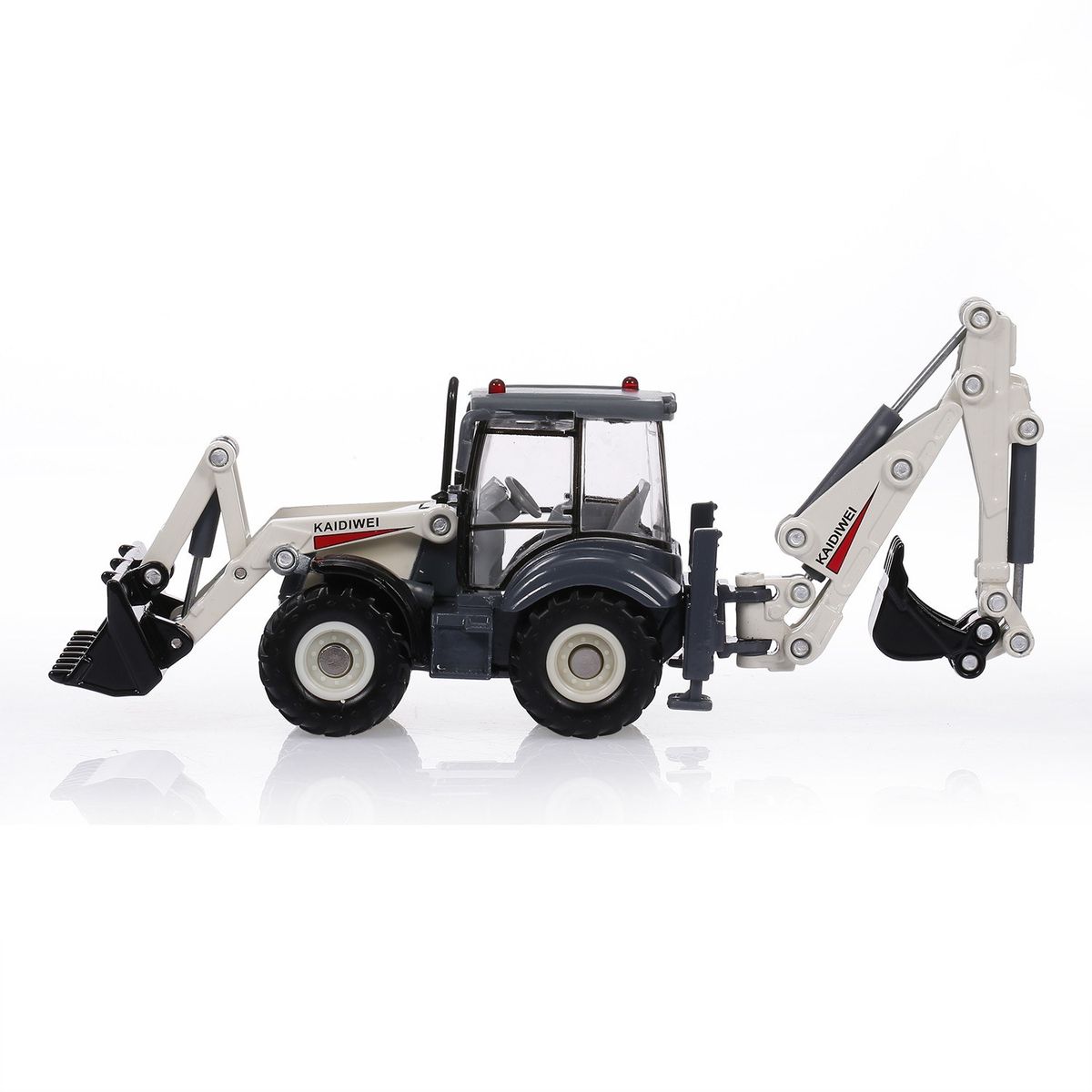 Alloy Diecast Excavator 1:50 4 Wheel Shovel Loader Two-way