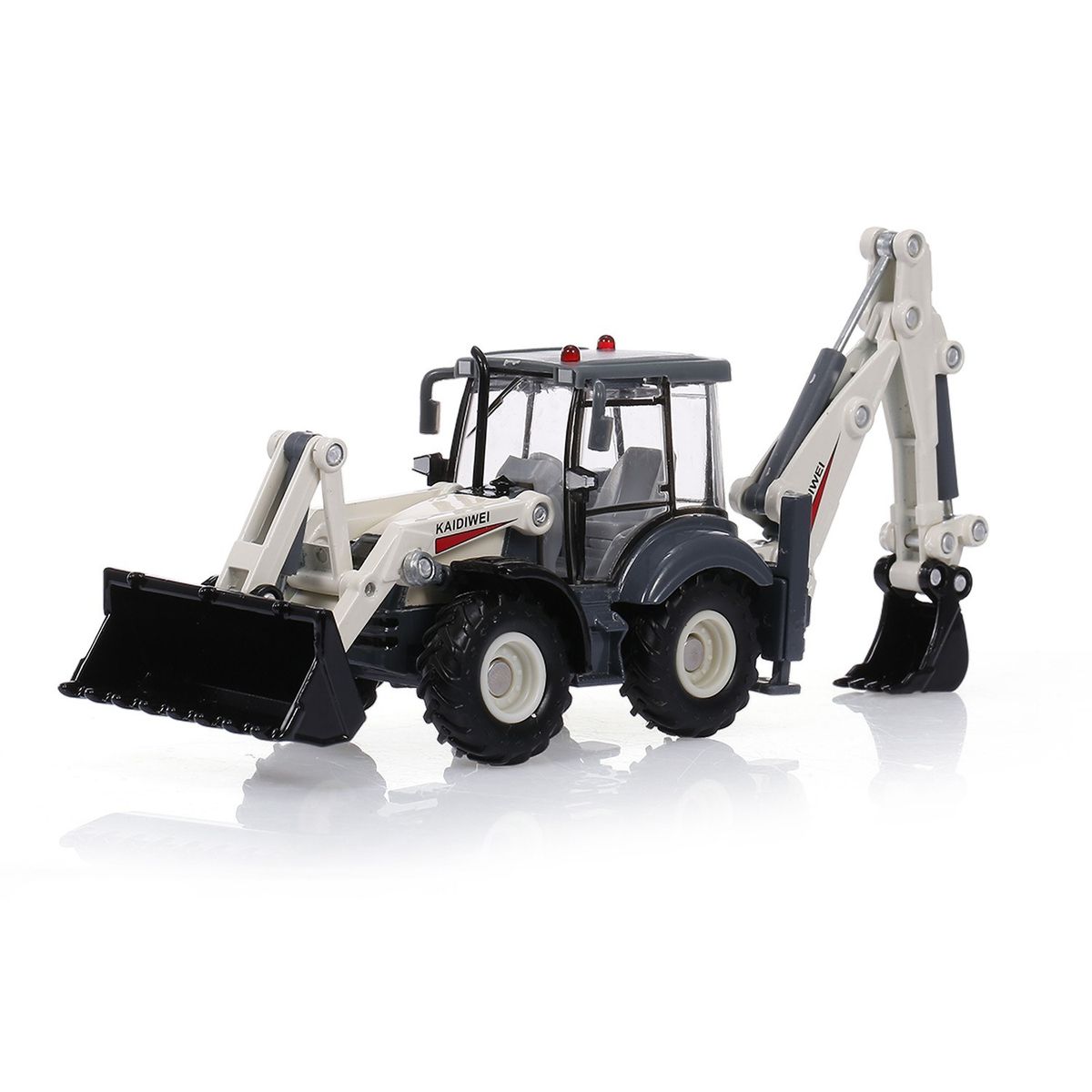 Alloy Diecast Excavator 1:50 4 Wheel Shovel Loader Two-way