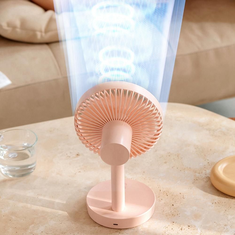 USB Desktop Fan 150°Shaking Head 4000Mah Low Noise Bedroom B