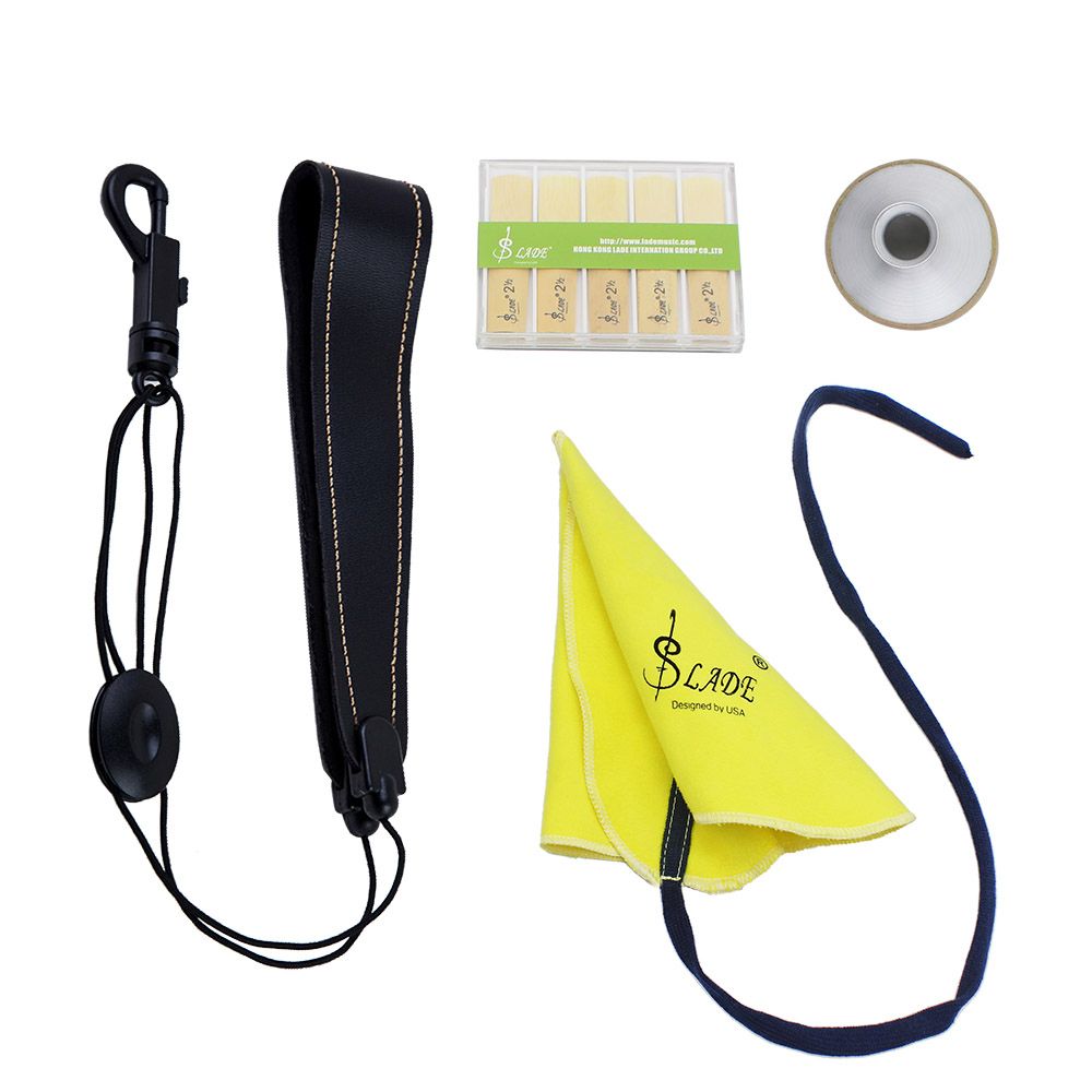LADE 4-in-1 Alto Saxophone Sax Accessory Kit Belt Cleaning