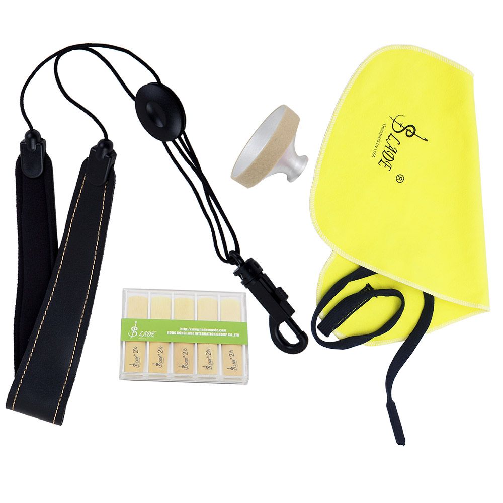 LADE 4-in-1 Alto Saxophone Sax Accessory Kit Belt Cleaning