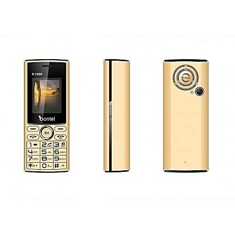 K1000 Torch Light Phone-10000mAh Battery - Gold