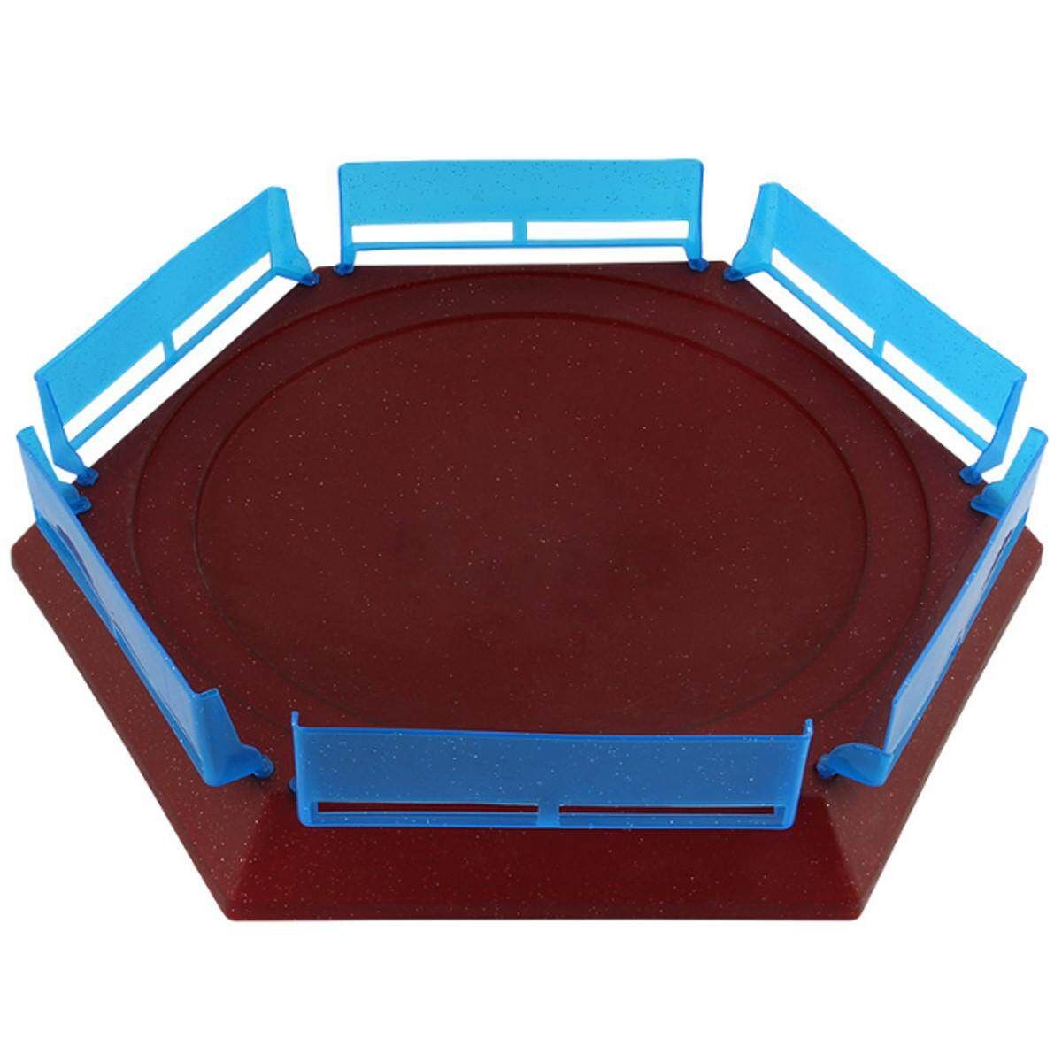 33cm Red/Blue Batting Top Burst Beyblade Hexagonal Spinning Top Combat Stadium Pearlescent Red