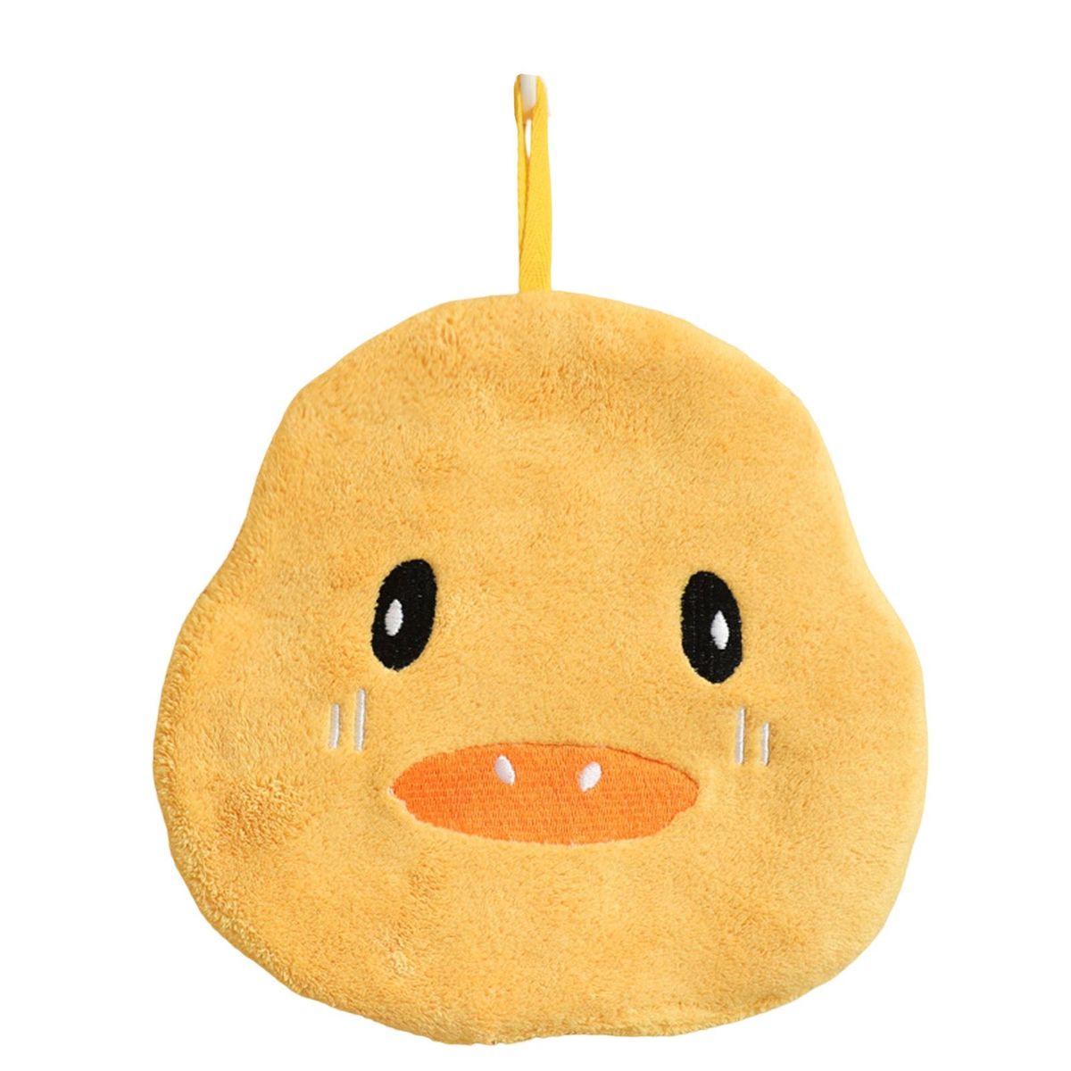 Hanging Towel Cartoon Bear Duck Wipe Hand Towel Yellow