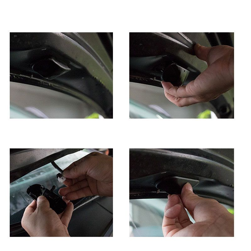 X2 Front Windshield Washer Nozzles Jet Heated For