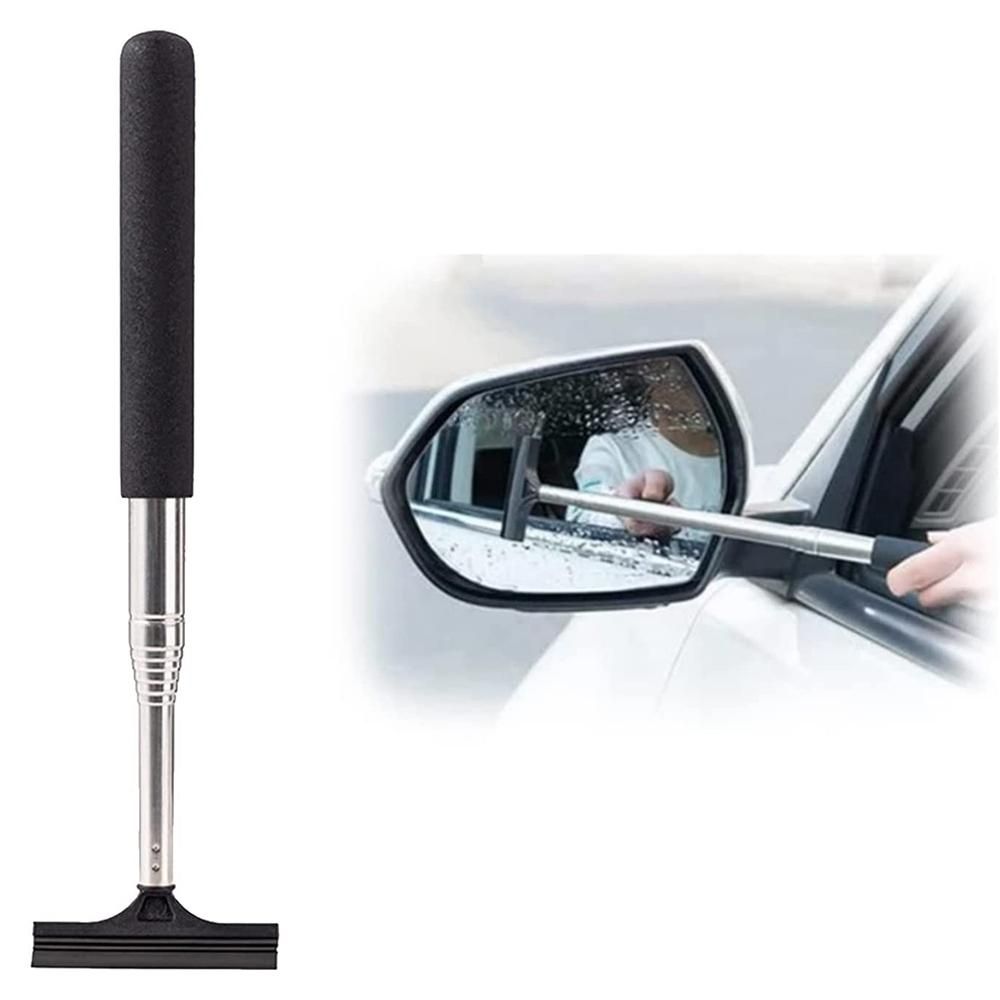 Car Retractable Rearview Mirror Wiper Adjustable Car