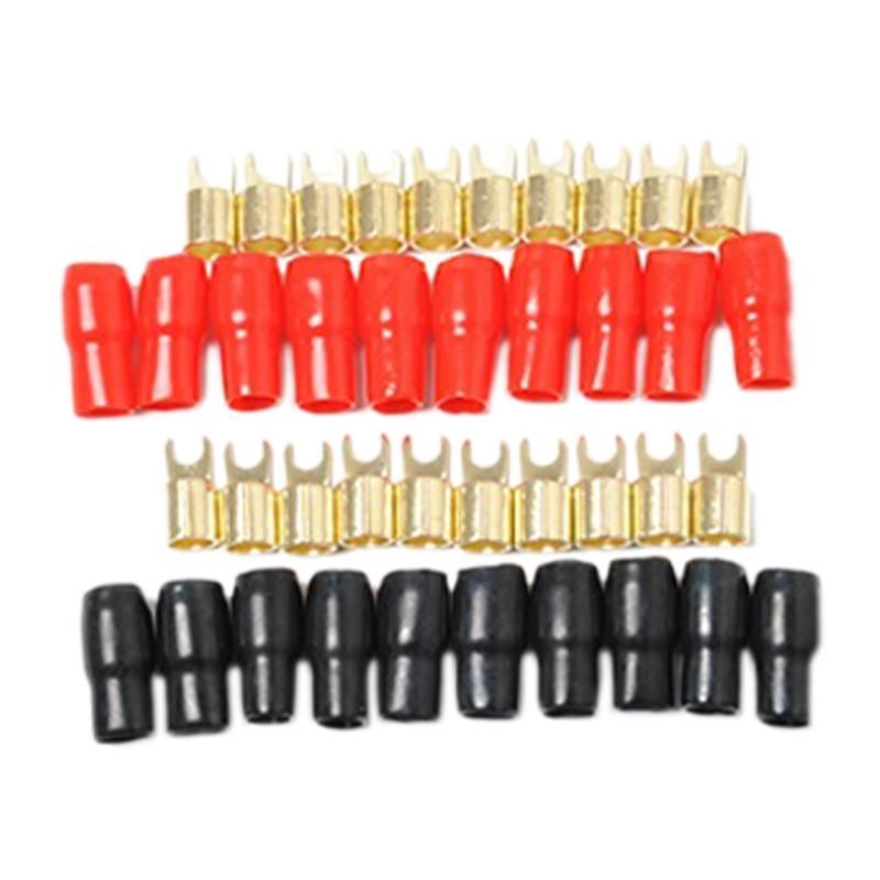 Terminal Spade Fork Adapter Connector Plug Crimp Barrier