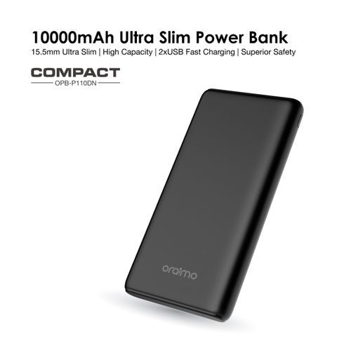 COMPACT 10000mAh Ultra Slim Power Fast Charging Bank