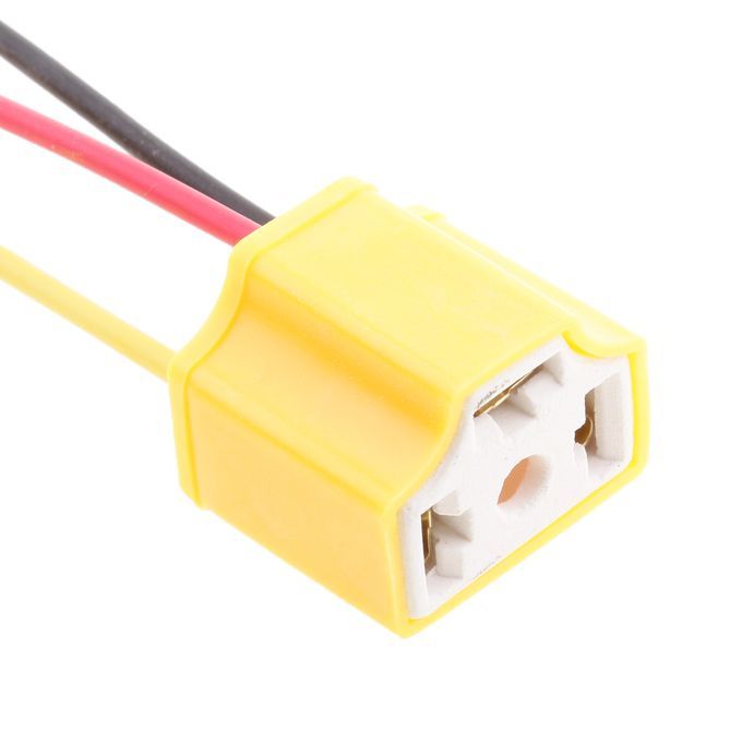 5 Pieces 9003 H4 Car Light Lamp Holder Base Female Socket Wire