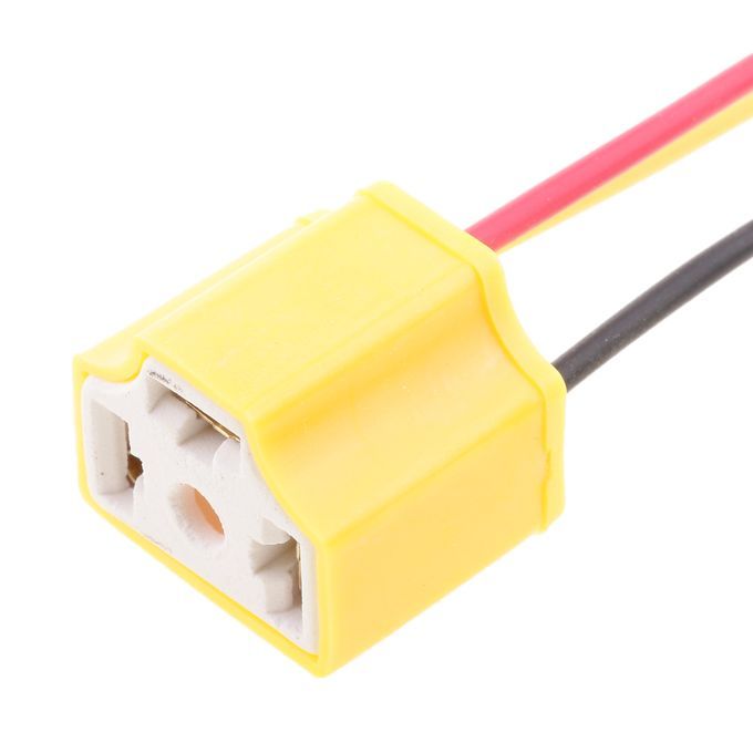 5 Pieces 9003 H4 Car Light Lamp Holder Base Female Socket Wire