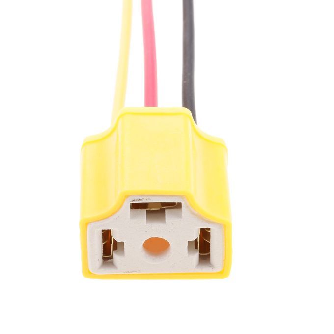 5 Pieces 9003 H4 Car Light Lamp Holder Base Female Socket Wire