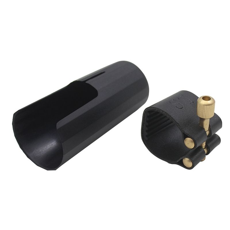 Clarinet Leather Ligature With Plastic Cap For Sax