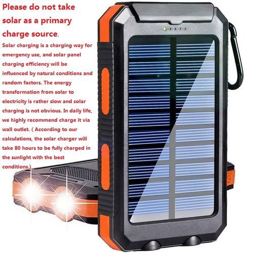 Portable Power Banks 10000mAh Waterproof Dual USB Output