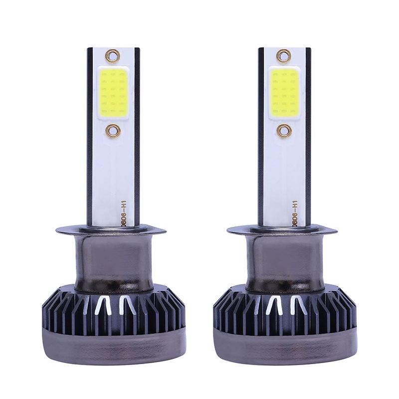 2 PCS H1 Mini COB LED Headlight Lamps / Fog Light