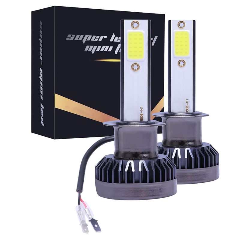 2 PCS H1 Mini COB LED Headlight Lamps / Fog Light