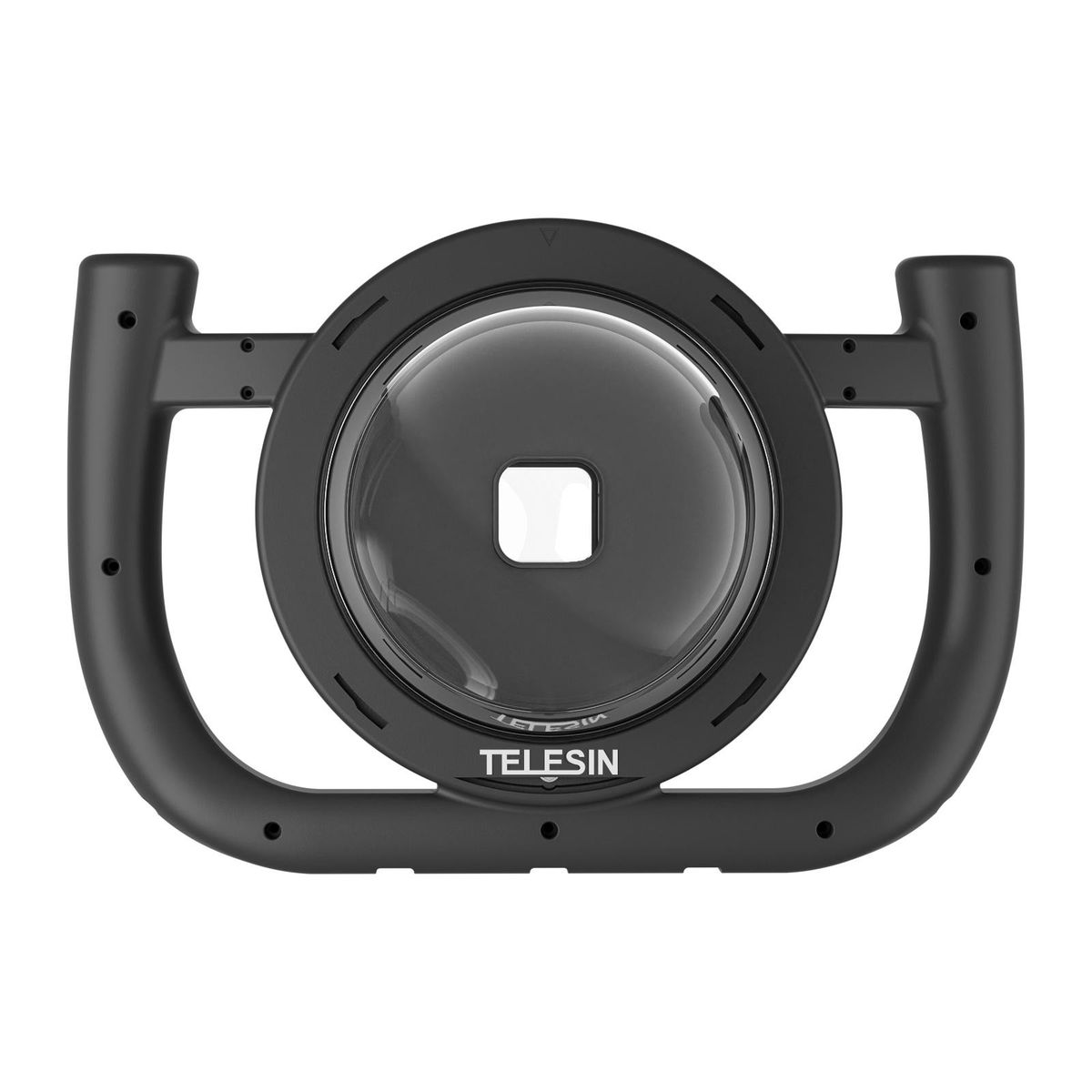 TELESIN GP-DMP-T10 Waterproof Dome Port Replacement for GoPro Hero 11/10/9/8/7/6/5 with 30M Waterproof Housing Dual Handle Stabilizer Sports Camera Diving Rig Set for Underwater Photos Videos