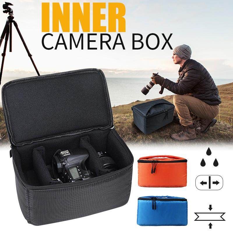 Waterproof Camera Bag Handbag DSLR Inner Partition Protect Case Cover Black