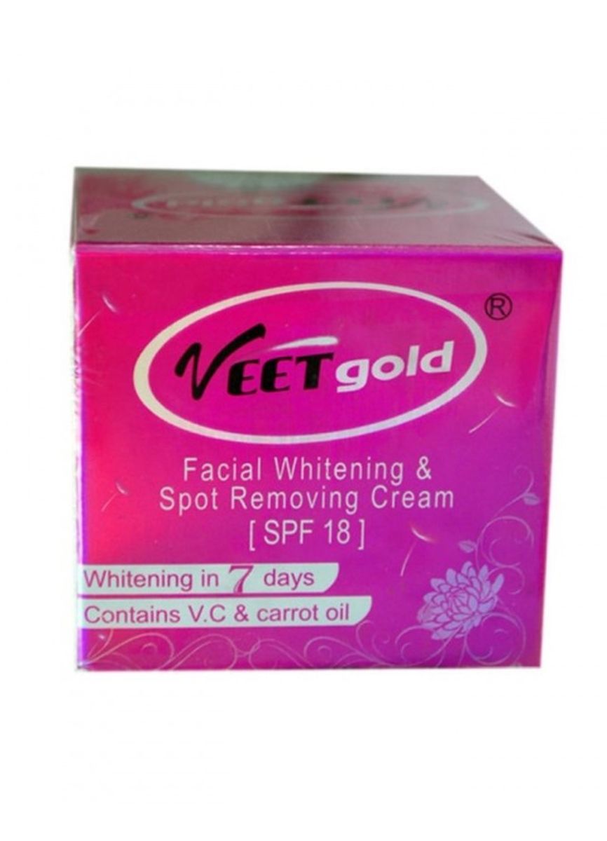 Veetgold Facial Whitening & Spot Removing Cream With SPF18