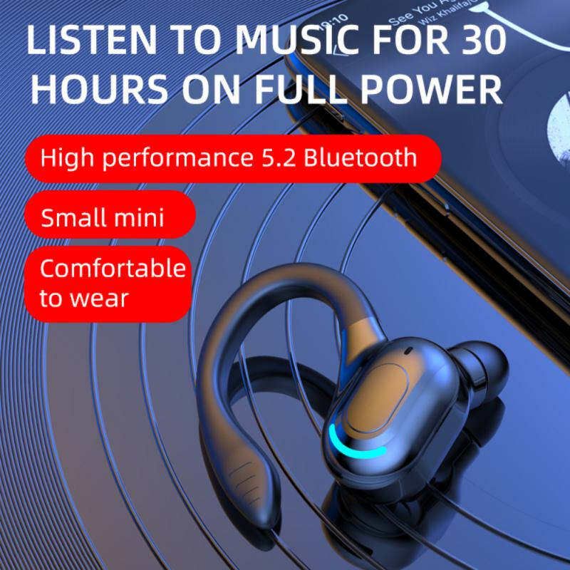 M-F8 Bluetooth 5.2 Single Ear Hook Business Earphones