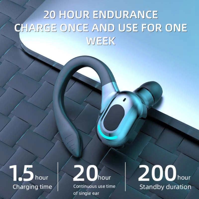M-F8 Bluetooth 5.2 Single Ear Hook Business Earphones
