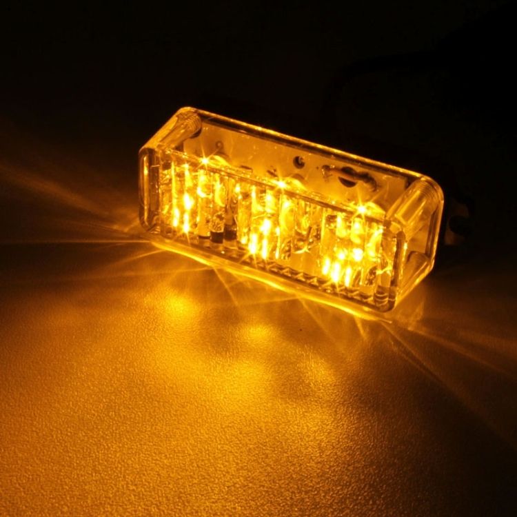 9W 540LM 6500K 3-LED Car Flashing Warning Signal Lamp