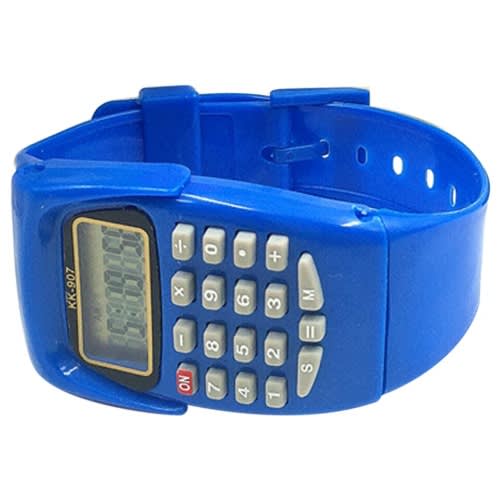 Multifunctional Digital Calculator Watch- Blue