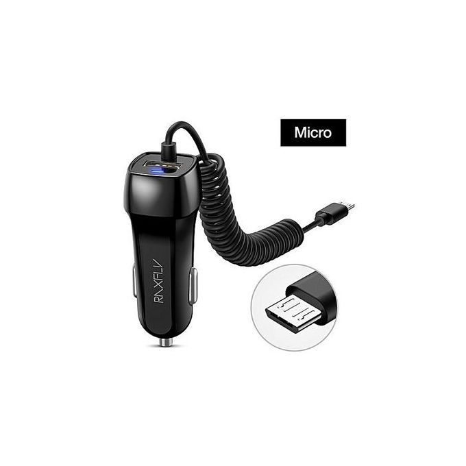 Universal USB Car Charger For IPhone Quick Charge 12-24V/2.4A Charging For The Phone Micro USB Type C Cargador For IPhone