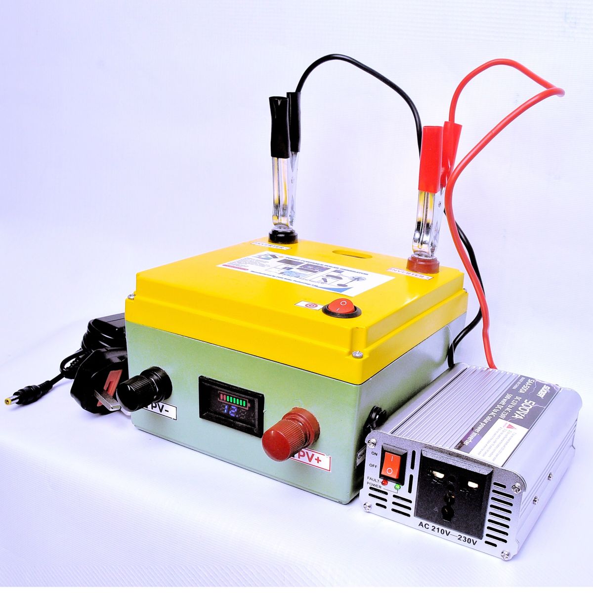 PORTABLE SOLAR GENERATOR For TV, Laptop, Lights, Phones, Etc
