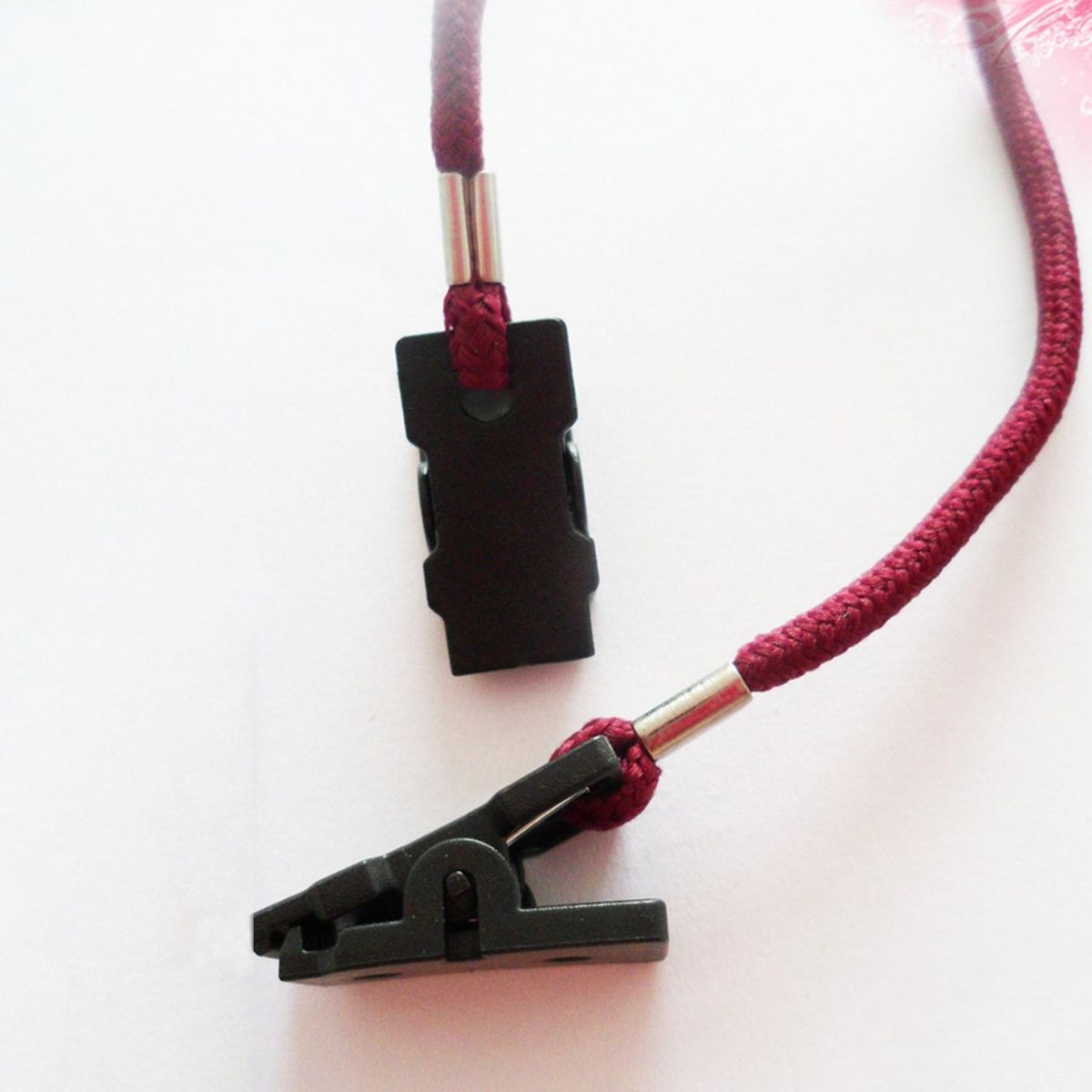 Hat Chin Cord Camping Hiking Hat Chin Cord Wine Red