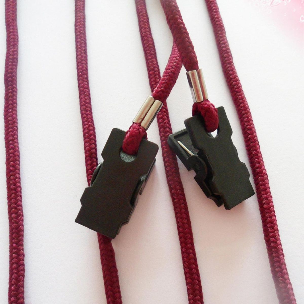 Hat Chin Cord Camping Hiking Hat Chin Cord Wine Red