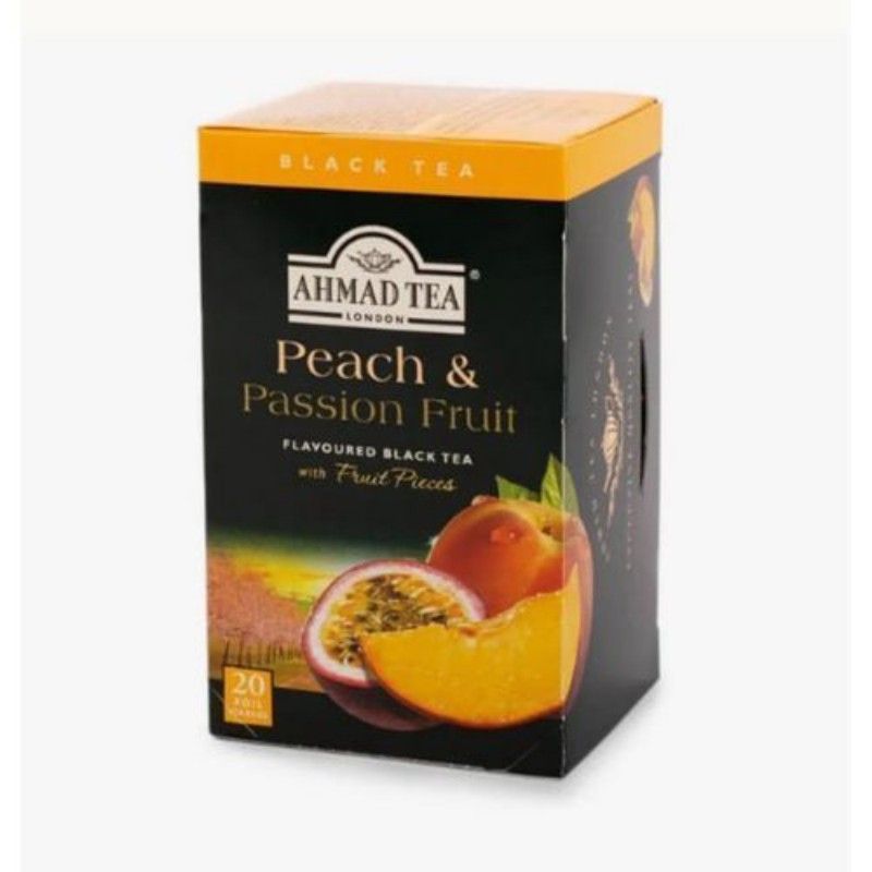 Peach And Passion Fruit Flavored Black Tea.