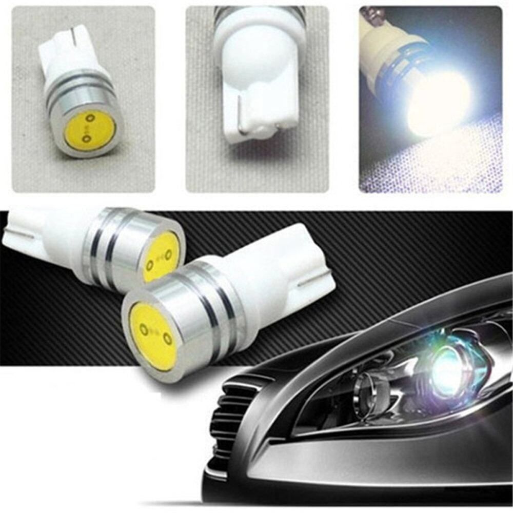 4pcs T10 LED 194 168 W5W 1W Car Side Wedge Tail Turn Light Backup Lamp Bulb 12V White