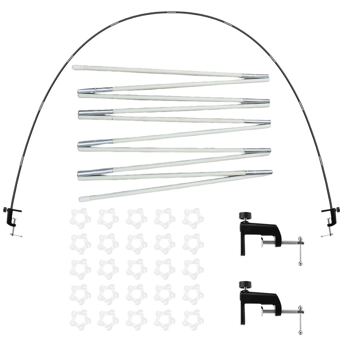Balloon Collapsible Arch Pole Party Perfection Balloon for Birthdays White
