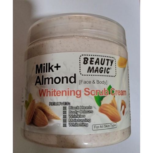 Milk + Almond Face & Body Whitening Scrub Cream 500g