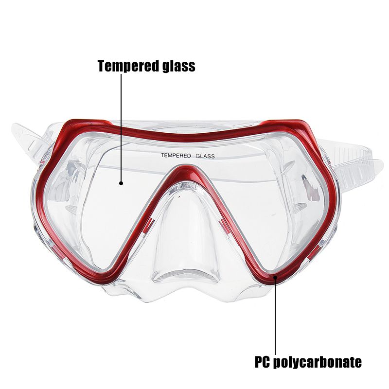 PVC Snorkel + Diving Diving Snorkel Accessories 3 Colors Optional Red