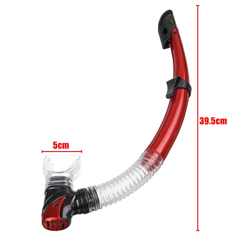 PVC Snorkel + Diving Diving Snorkel Accessories 3 Colors Optional Red