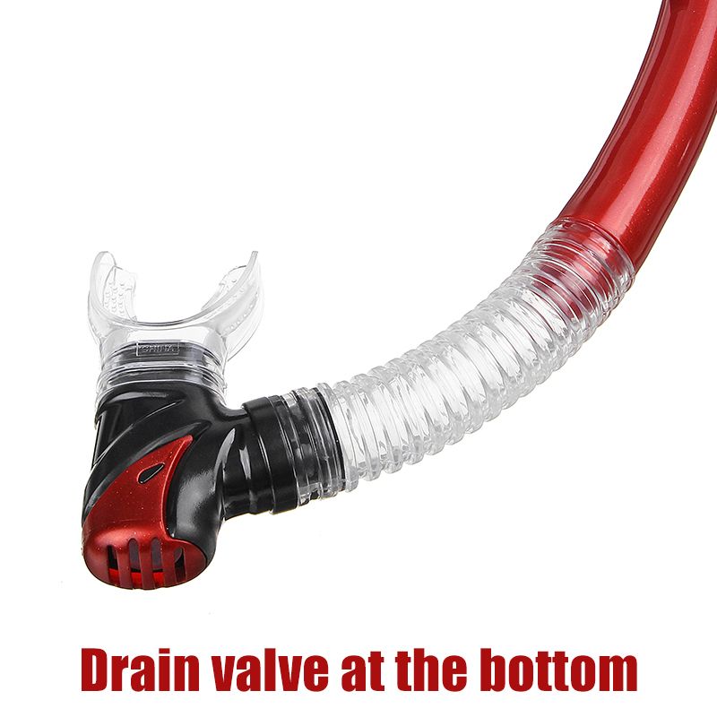 PVC Snorkel + Diving Diving Snorkel Accessories 3 Colors Optional Red
