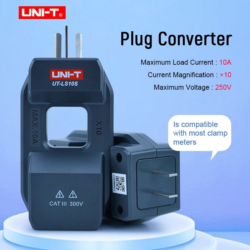Uni-T Ac Line Splitter 3 Pin/2 Pin Digital Clamp M